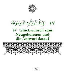 47. Glückwunsch Zum Neugeborenen Und Die Antwort Darauf – Hisnul-Muslim 295_x_270_jpg