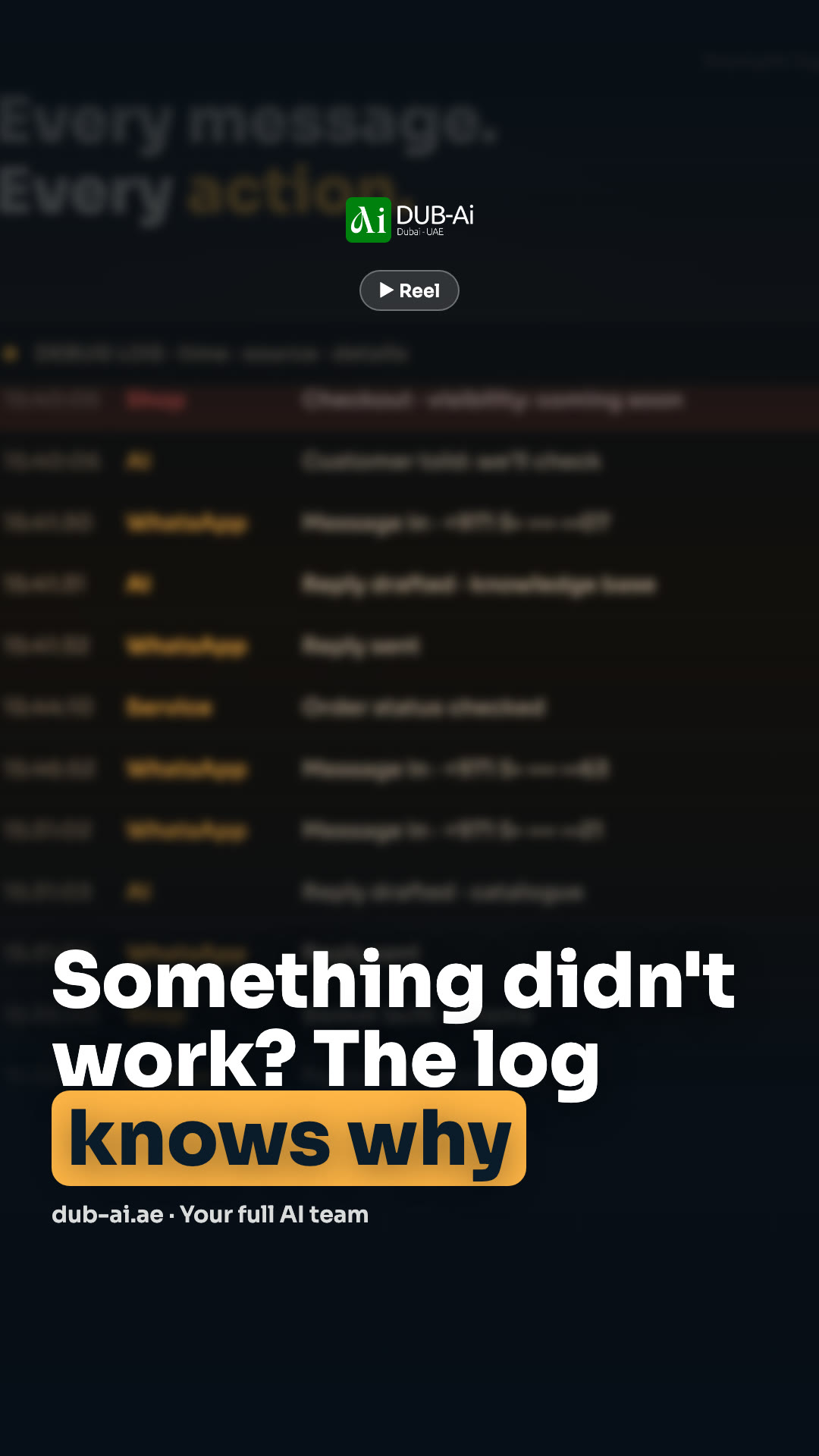 Debug log