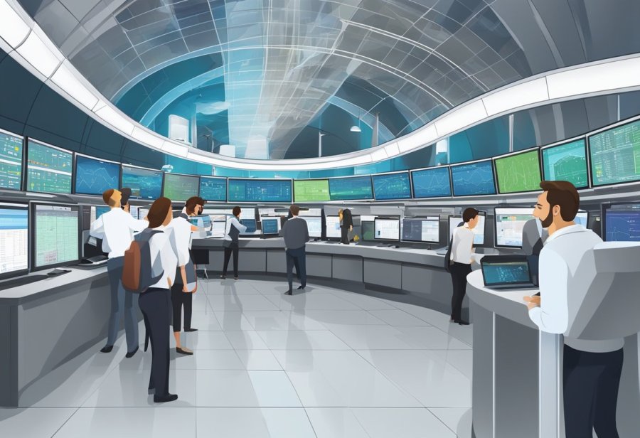 The bustling Connections and Accessibility Centrepoint Metro Station, with its sleek, modern architecture and vibrant signage, welcomes commuters from all walks of life