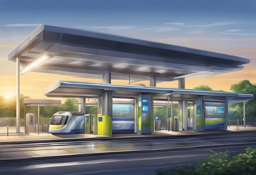 The energy metro station operates from 6 am to 11 pm daily