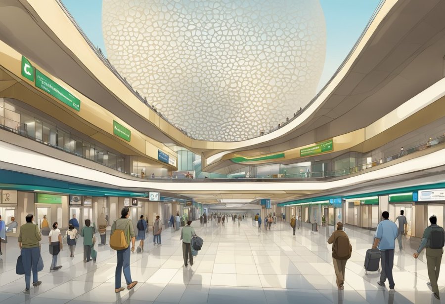 The Salah Al Din Siddique metro station is surrounded by nearby attractions and facilities