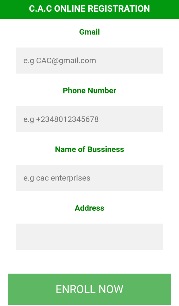 CAC not offering free online registration as claimed in viral message 4 CAC not offering free online registration as claimed in viral message