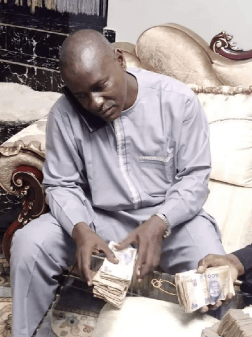True, Nigerian Federal lawmaker threw cash at constituents