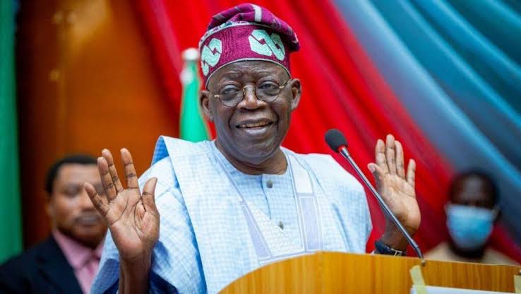 Image showing Tinubu with US president doctored