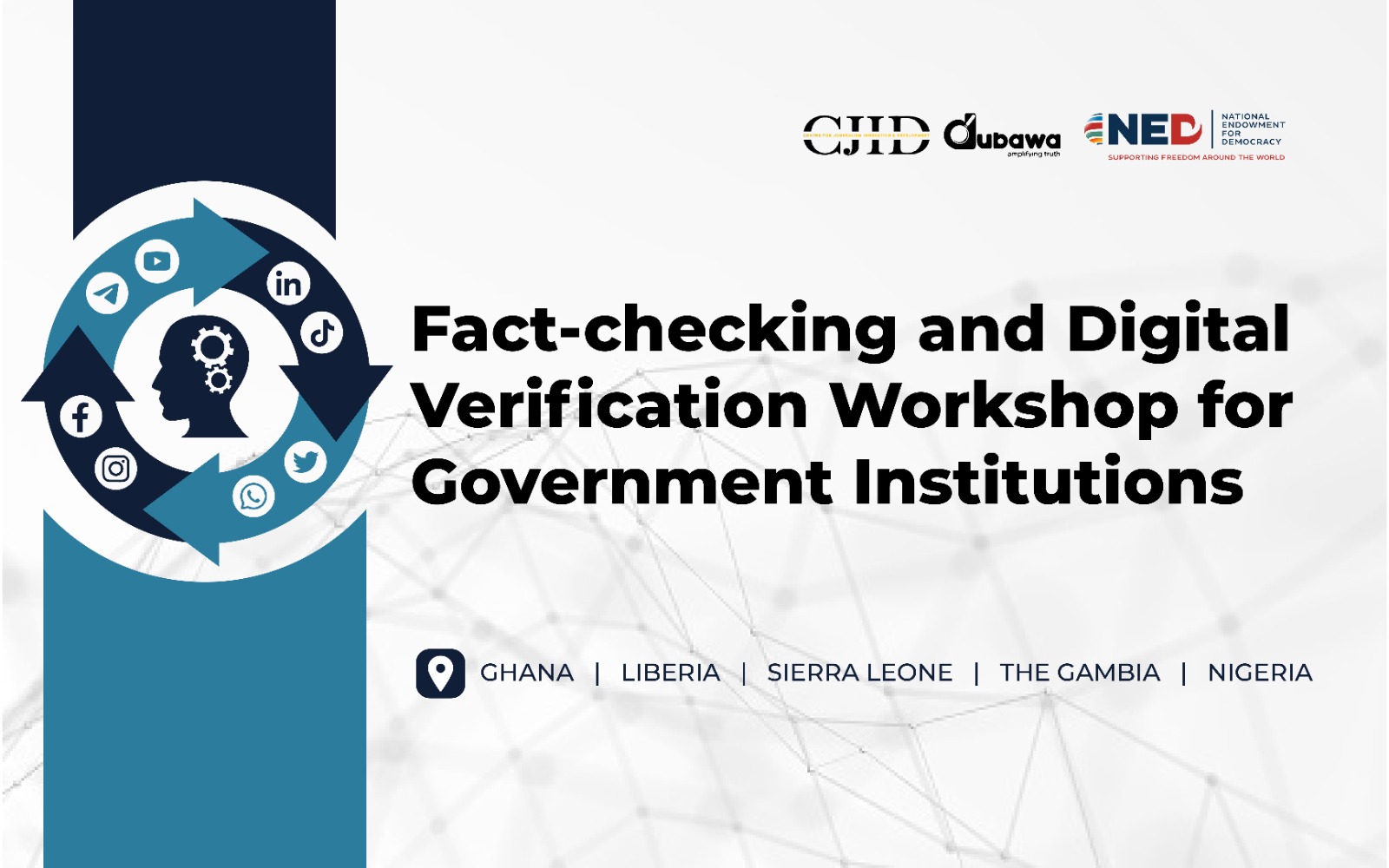 DUBAWA trains government officials on fact-checking, digital verification