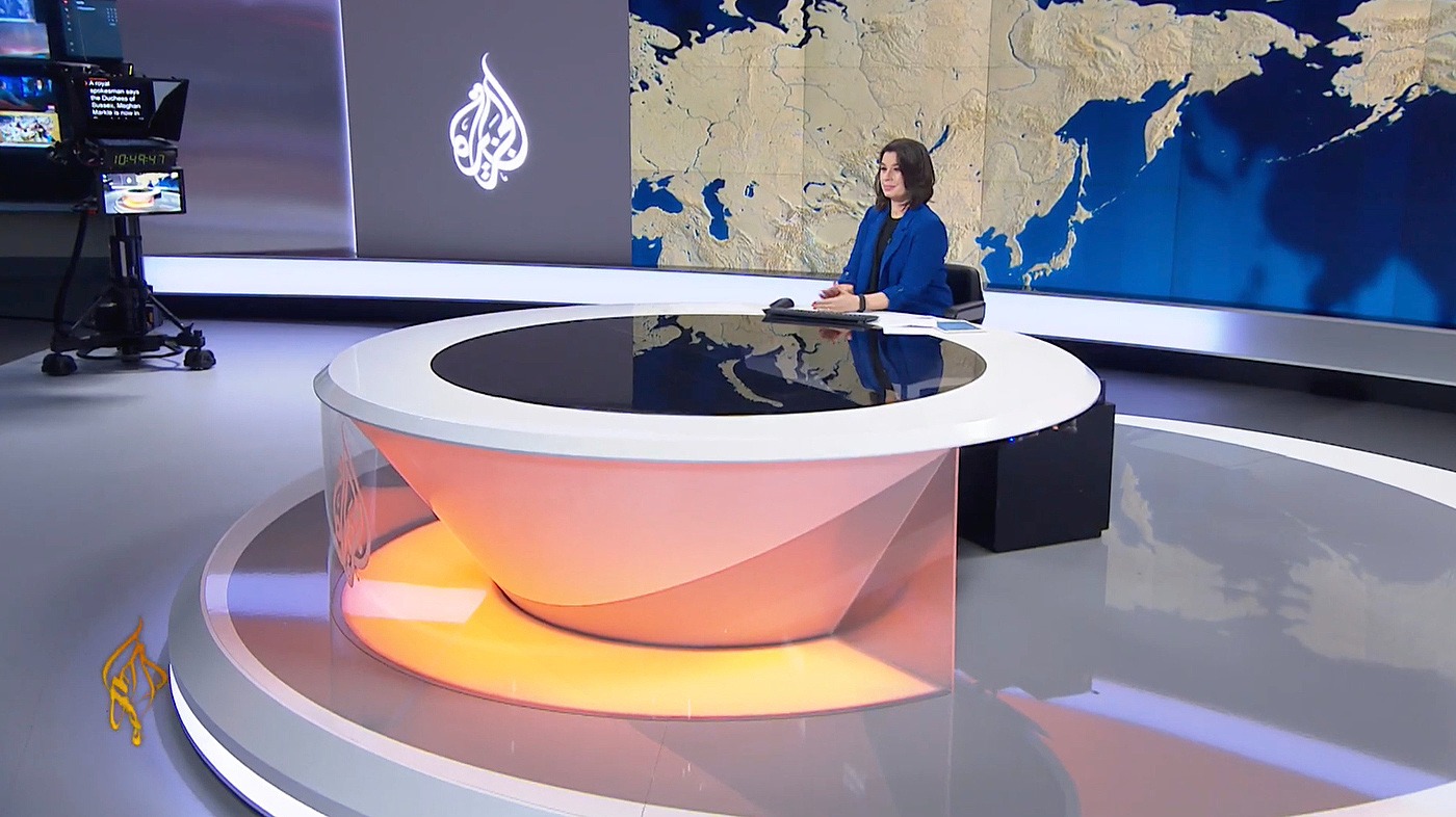 Viral video of rat disrupting Al Jazeera’s live broadcast, AI-generated