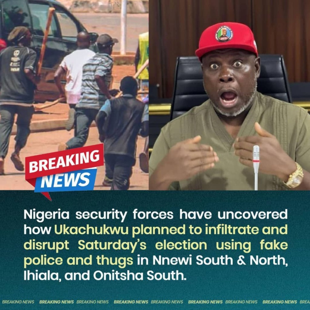 #AnambraDecides2025: Security uncovered plans by Ukachukwu Nicholas to disrupt Anambra Guber Polls 
