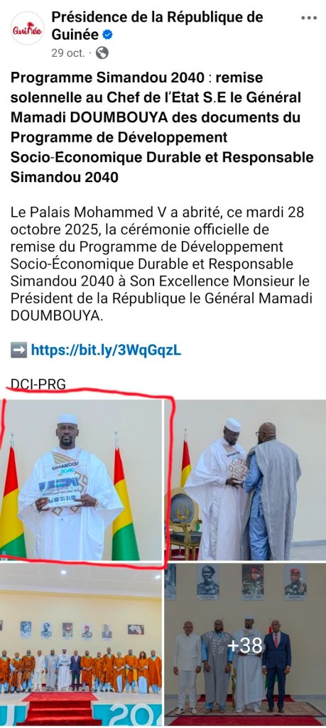 Non, le président de transition de la Guinée n'a pas déclaré : « ceux qui ne croyaient pas en moi, vous avez compris je ne suis pas homme de parole »