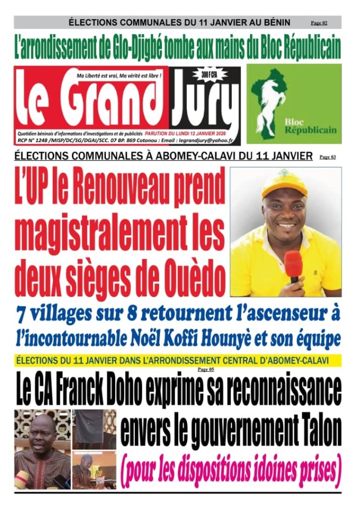 Elections communales 2026 au Bénin : aucune preuve que l’UPR a remporté 2 sièges à Ouèdo 2 Elections communales 2026 au Bénin : aucune preuve que l’UPR a remporté 2 sièges à Ouèdo