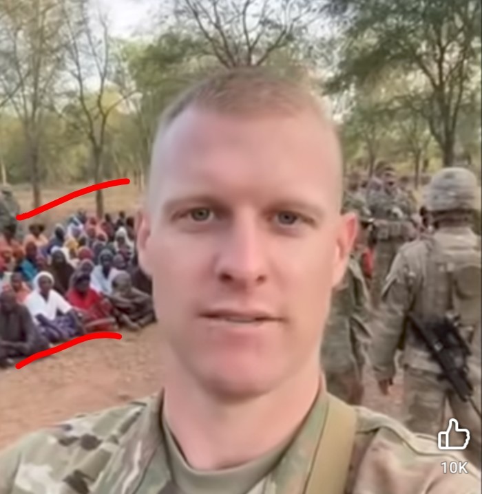 US troops declaring victory in Zamfara alongside Nigerian soldiers, false 3 US troops declaring victory in Zamfara alongside Nigerian soldiers, false