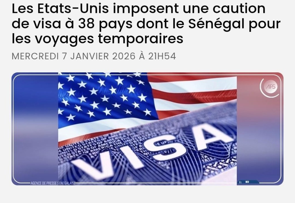 Aucune menace de guerre émise par le président du Sénégal contre les Etats-Unis 