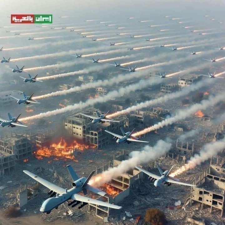 Misleading! Photo used to depict Iran's missile attack on Israel, AI-generated  - Dubawa