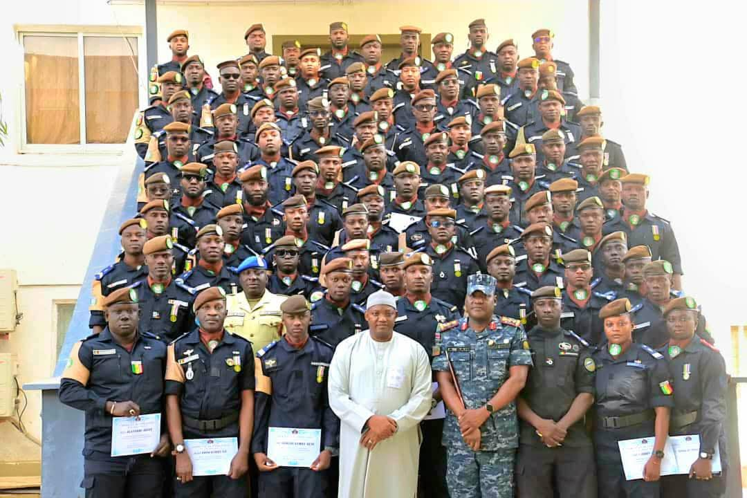 Video showing Senegalese soldiers providing security for Adama, misleading