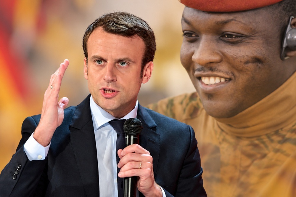 Désinformation : de faux propos d'éloge sur le Président du Faso Ibrahim Traoré, attribués au Président Français Emmanuel Macron 