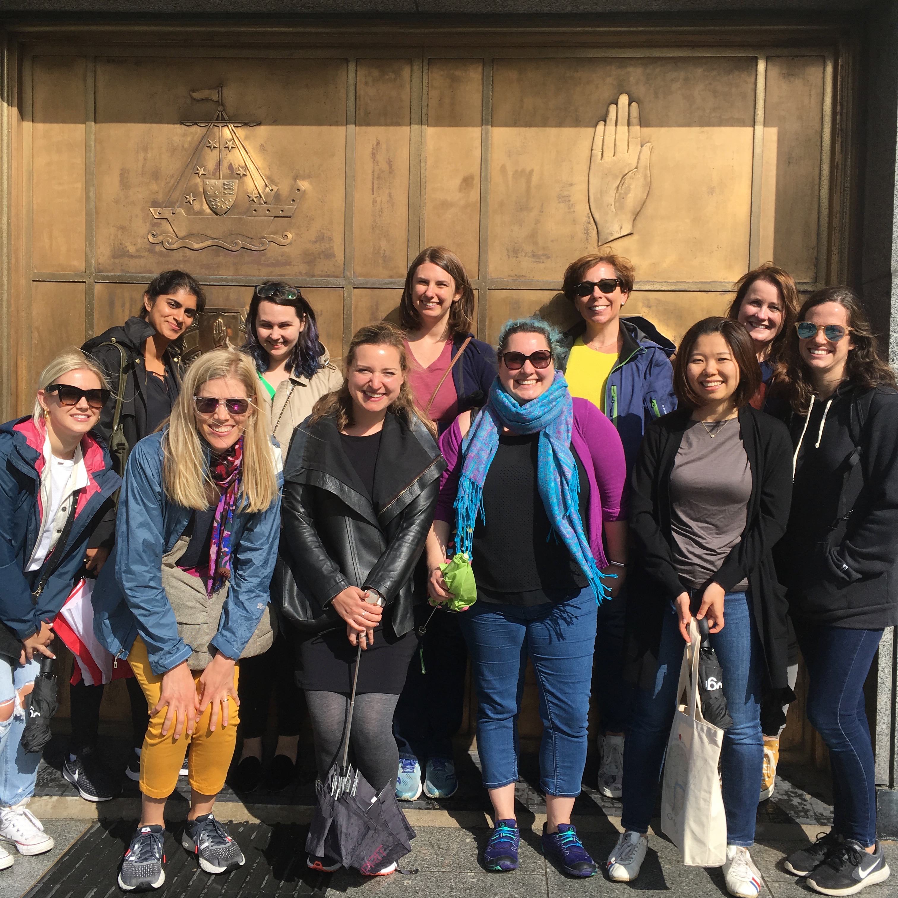 some recent guests on a Dublin Decoded Tour