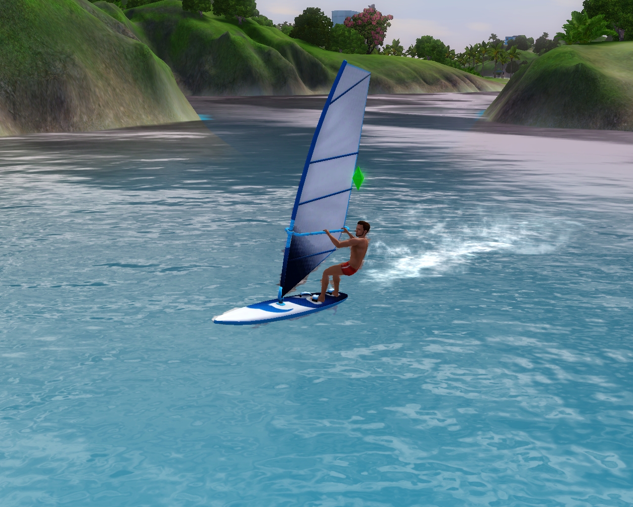 windsurfing