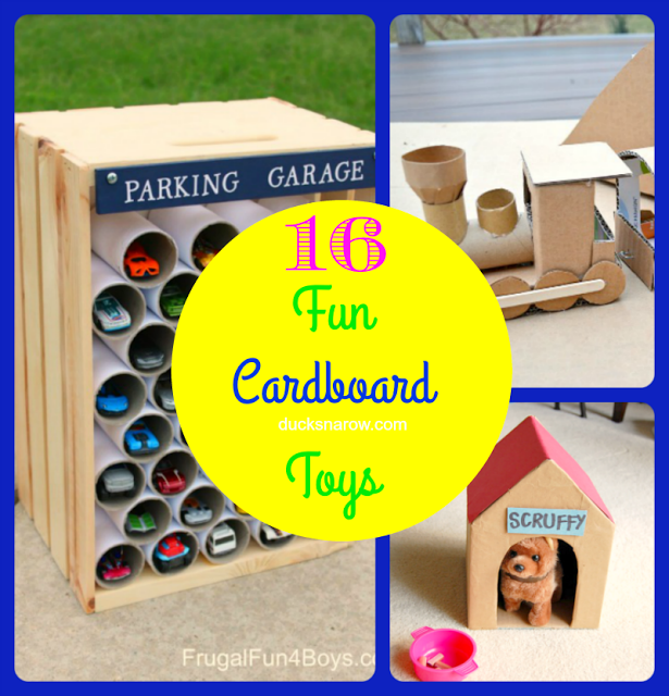 16 Awesome DIY Cardboard Toys November2018 Ducks 'n a Row