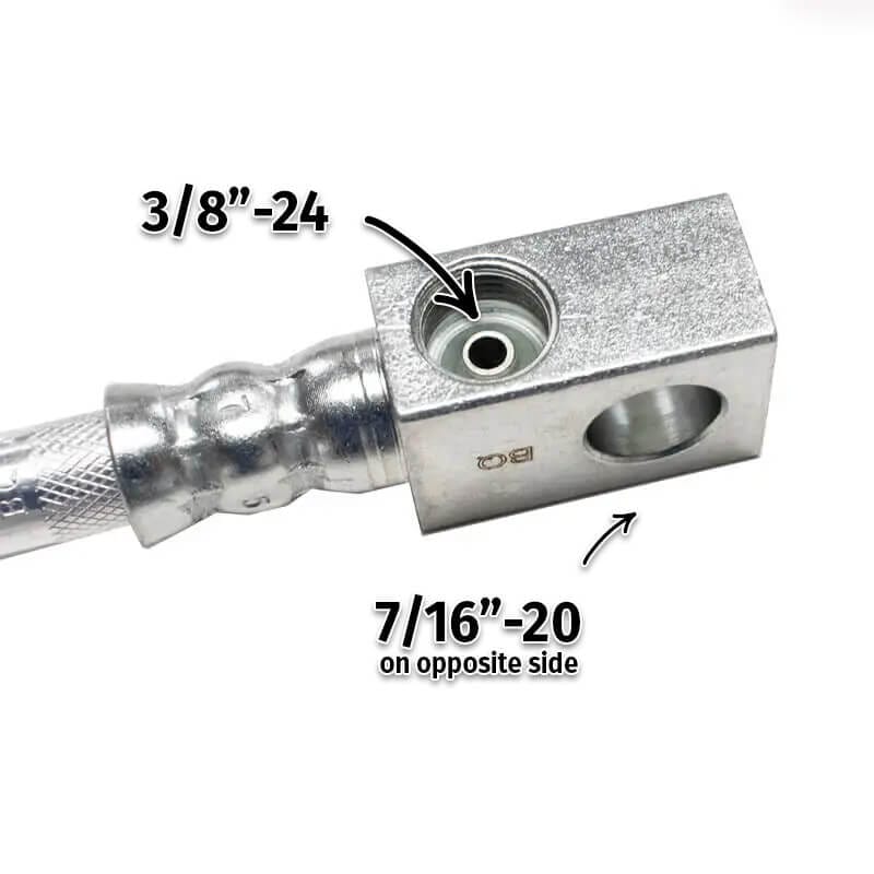 Front Right Brake Line - Compatible With 2015 - 2023 Ford Mustang 2016 2017 2018 2019 2020 2021 2022