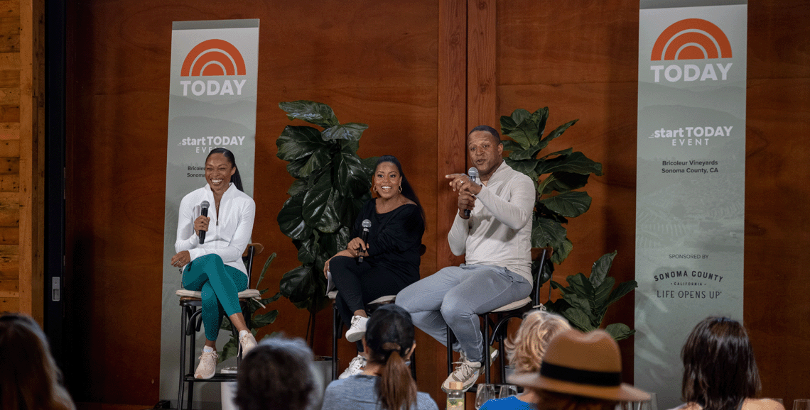 Panelists at the Start Today Wellness Retreat.