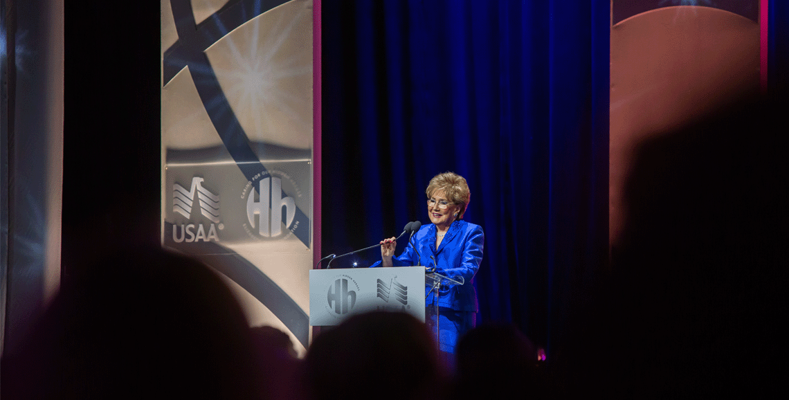 Speaker at the Heroes + History Makers Gala.