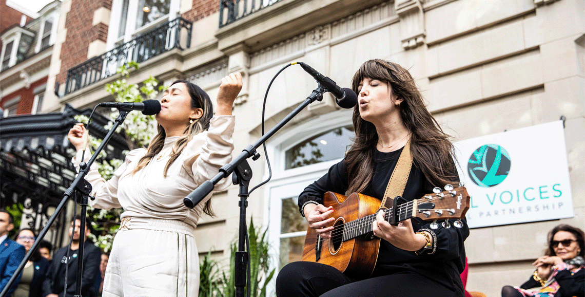Entertainment from the Vital Voices Global Headquarters Opening + Festival.