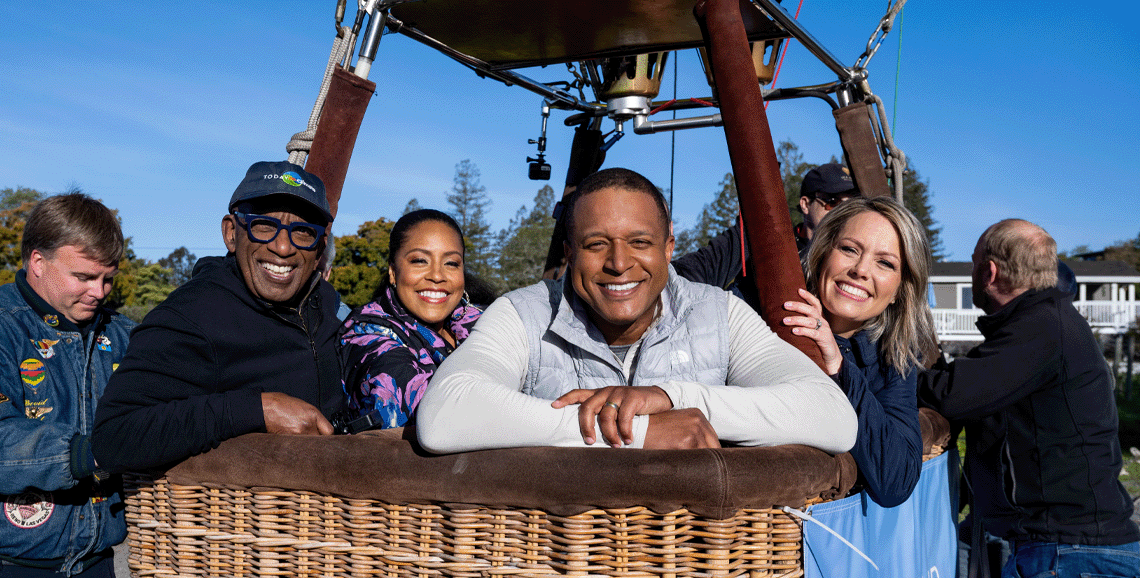 NBC TV personalities at the Start Today Wellness Retreat event.