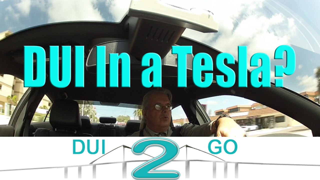 Can you get a DUI in a Tesla or self-driving car?