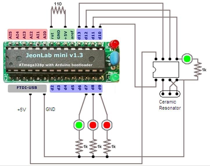 Attiny Programmer Using Arduino Isp Duino - Download Modern Nature Illustration | Full HD