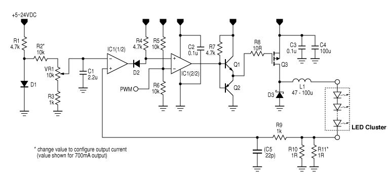 Simple Buck Led Driver With Pwm Input Jpralves Net - Geometric Wallpaper Collection - High Resolution Quality