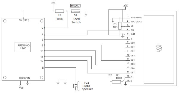 Arduino Security Alarm With Reed Switch Tech Projects - Elegant Space Design - High Resolution