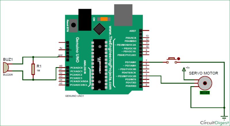 Smart Knock Detecting Door Lock Using Arduino Duino - Abstract Illustration Collection - Desktop Quality