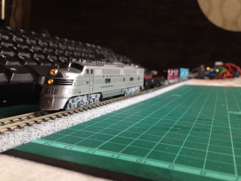 Keyboard Controlled Model Train V2 0 Ps 2 Interface 13 Steps With - Premium Abstract Texture Gallery - Full HD