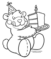 This collection includes mandalas, florals, and more. Dulemba Coloring Page Tuesday Birthday Cake Bear Giveaway