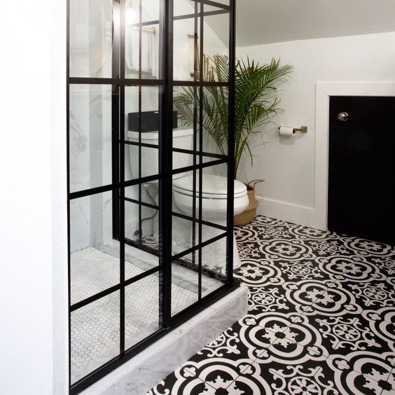 5 black bathroom floor ideas to upgrade your bathroom