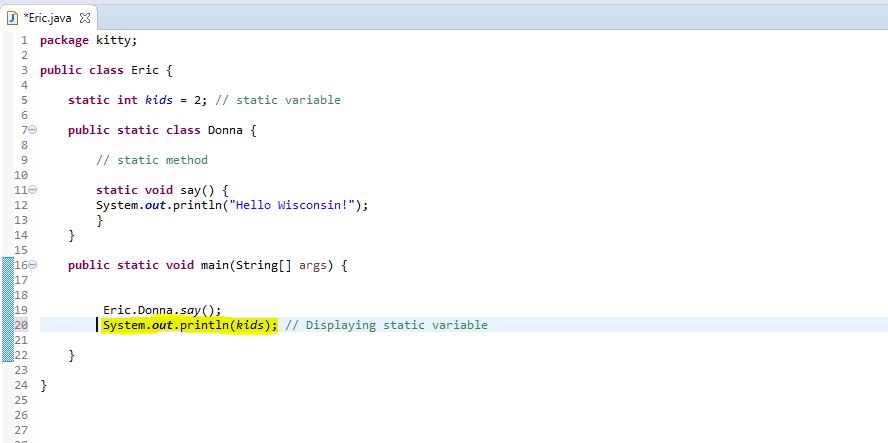 Understanding Static Class in Java | Java Nested Class - Dumb IT Dude