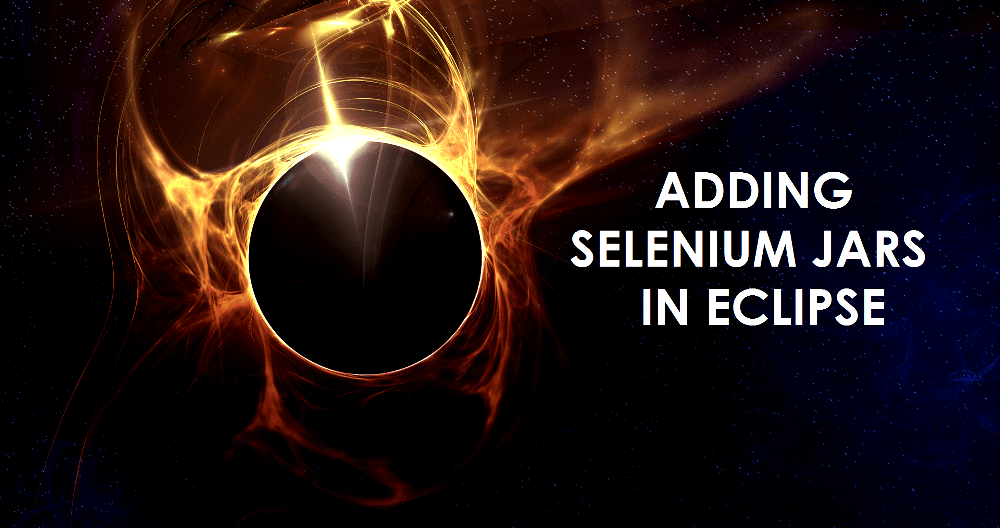 Adding Selenium Jars in Eclipse Image