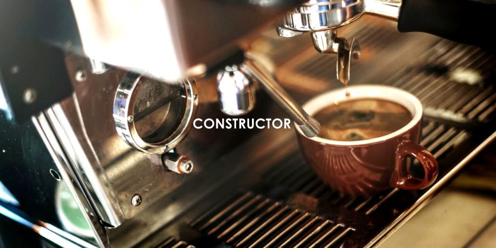 image of a coffee constructor for example of constructor in java