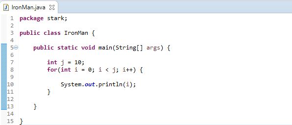 for loop example java loop