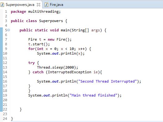 extending Thread Main method in Java