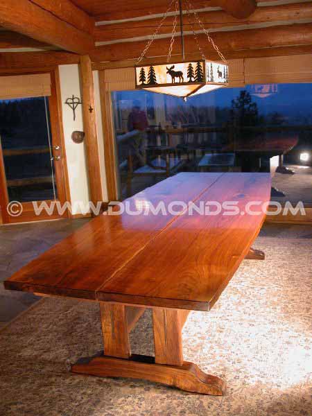 Wood Slab Dining Tables Dumond S Custom Furniture
