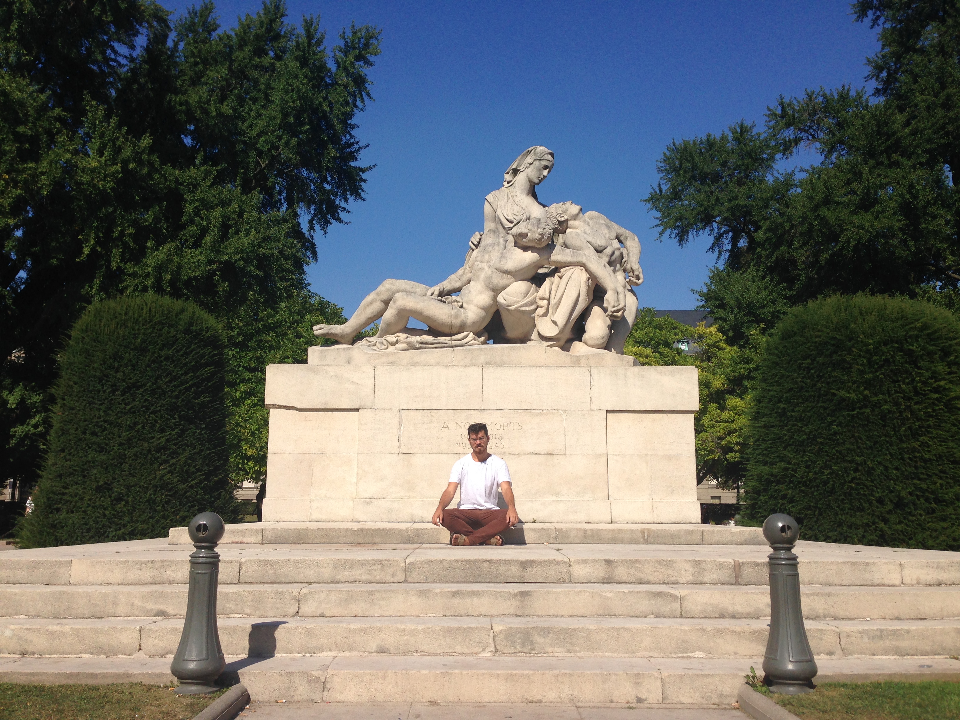 "NOS MORTS" a monument honoring french war vetrans