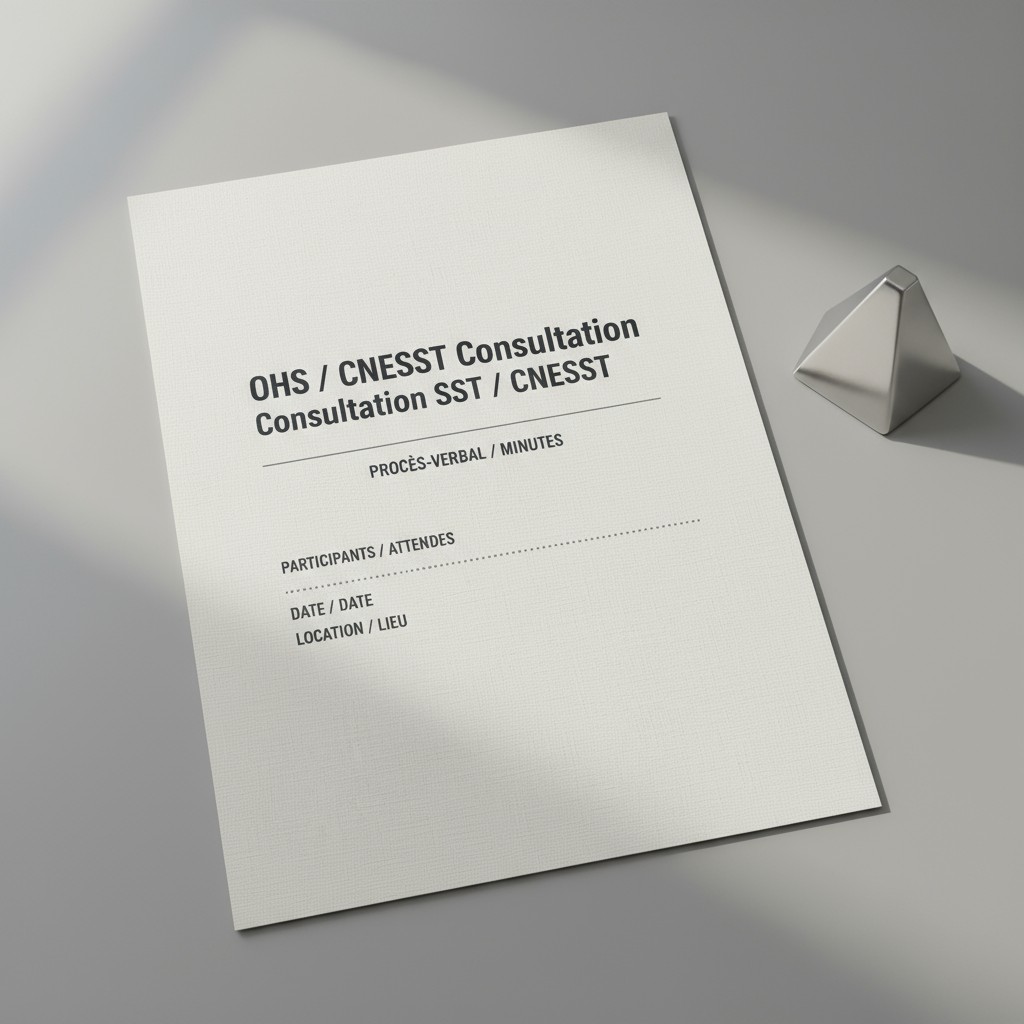 CNESST consultation