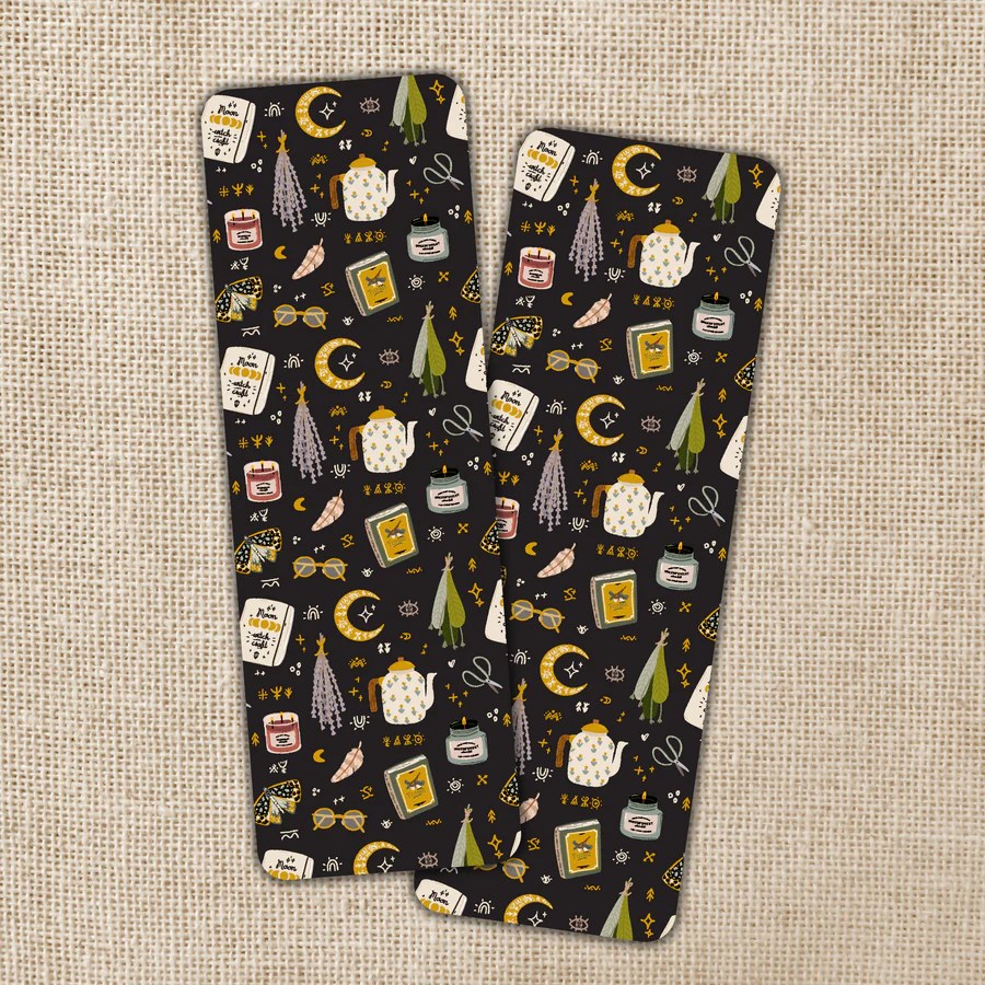 Wildly Enough: Magical Elements Black Bookmark