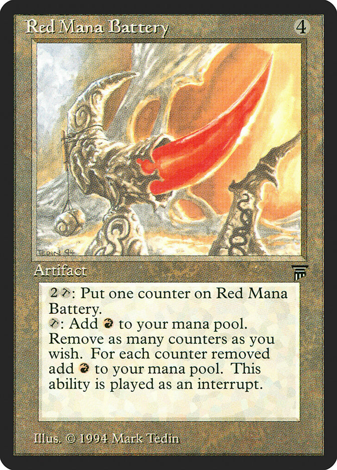 Red Mana Battery - FRENCH LANGUAGE [291]