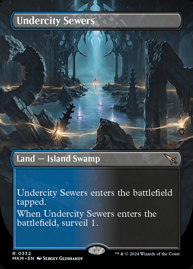地底街の下水道/Undercity Sewers ボーダーレスfoil Undercity Sewers (Foil) [332] – Dungeon's Gate