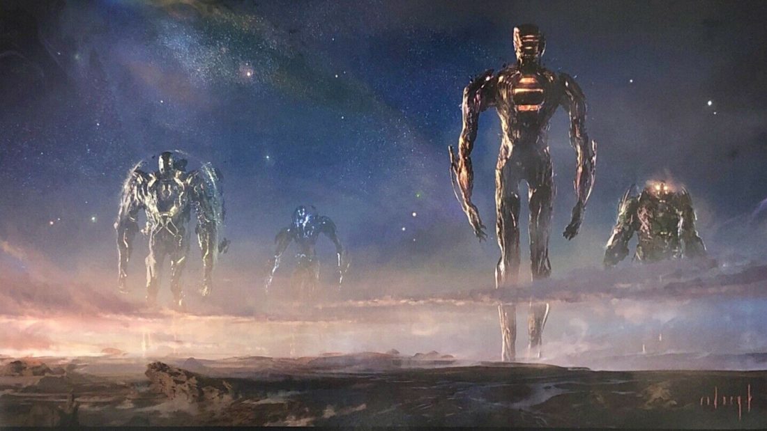 A new poster for marvel's eternals movie has been released, hot on the heels of the final trailer . The Eternals Poster Leaked Suggesting Celestial Involvement Dunke