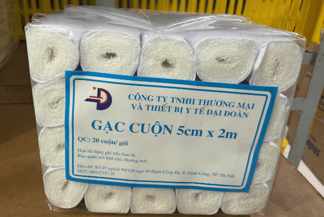 Băng Cuộn Đại Đoàn 5 cmx2m Túi 20c
