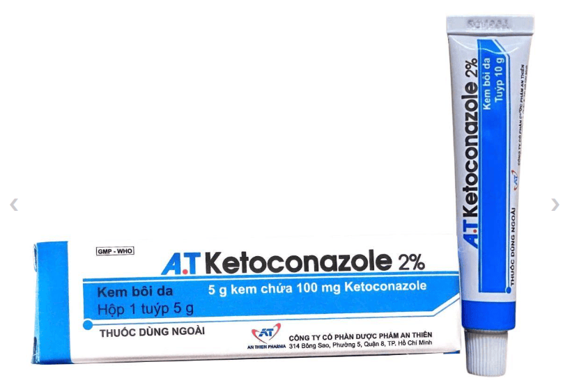 AT Ketoconazole 2% Tube 5g An Thiên