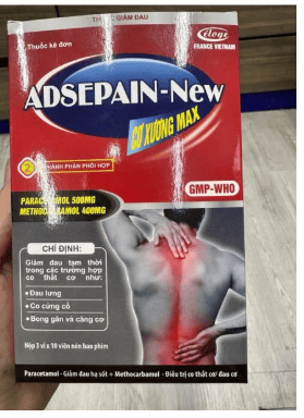 Adsepain New Cơ Xương Max H3*10v Eloge