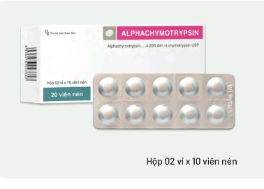 Alphachymotrypsin 4.2mg Alu TV H2*10